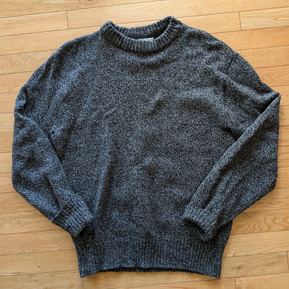 Vintage Wool Dark Grey Sweater